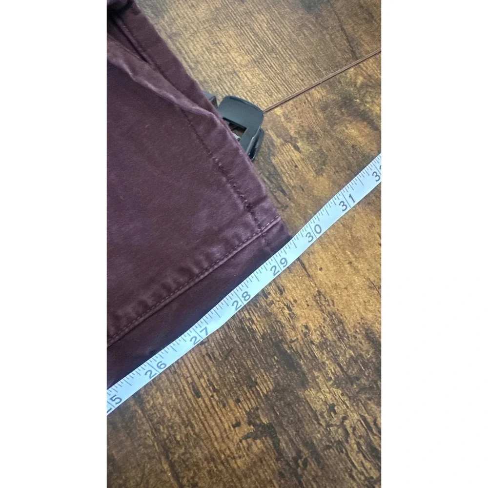 J Brand Kane Slim Straight Leg Pants Shiraz Burgundy Men's size 32